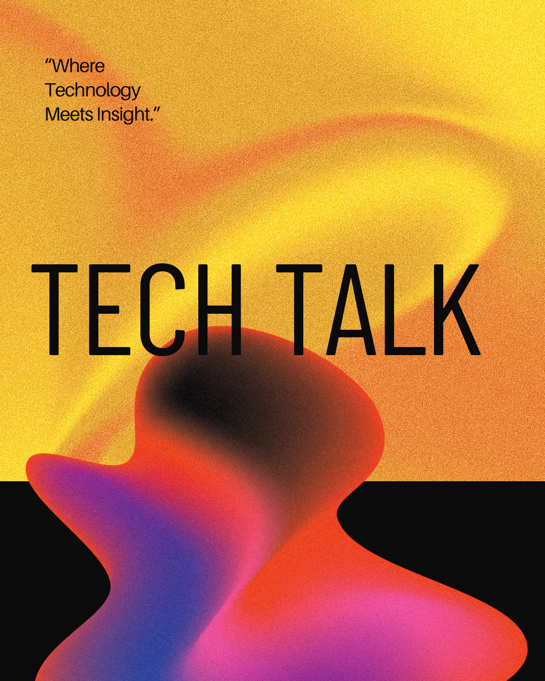 Tech talk poster